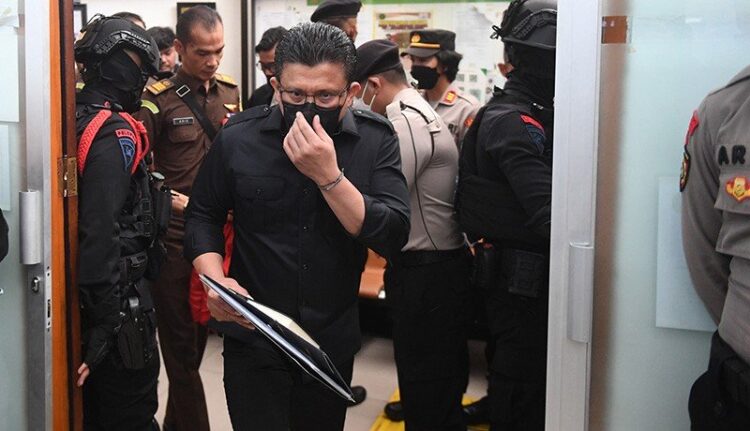Ferdy Sambo di Pengadilan Negeri Jakarta Selatan (foto: MPI)