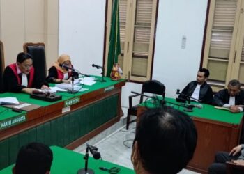 PN Medan Bebaskan Terdakwa Korupsi Rp39,5 Miliar Mujianto. Foto: Wahyudi/SINDOnews