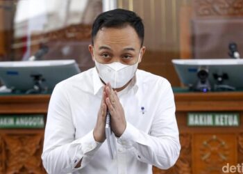 Sidang Ricky Riza (Foto: Grandyos Zafna)