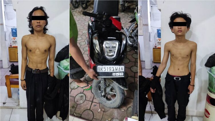 Foto kedua tersangka dan barang bukti yang diamankan Polisi.
