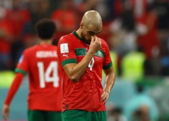 Timnas Maroko tersingkir dari Piala Dunia 2022 setelah dihajar Prancis 2 gol tanpa balas di babak semifinal (Foto: Reuters)