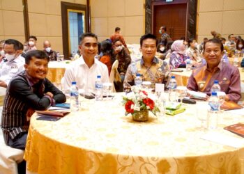 Wakil Bupati Humbahas, Oloan Paniaran Nababan SH MH saat hadiri PTBI di Medan.