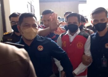 Bharada E di PN Jaksel. (Foto: MPI)