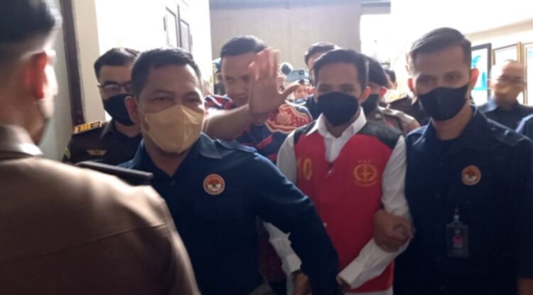 Bharada E di PN Jaksel. (Foto: MPI)