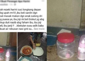 Viral ibu tak punya uang beli susu bayi. (Foto: Tangkapan layar viral Facebook)