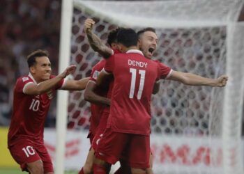 Peringkat FIFA Timnas Indonesia tetap tertahan di peringkat 151 dunia meskipun dua kali menang atas Vietnam. (Foto: Faisal Rahman/MNC Portal Indonesia)