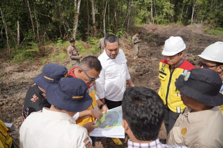 Tinjau progress pembangunan food estate, Tim Kemenko Marves dan Kementerian PUPR Turun ke Pakpak Bharat, Jumat (20/01/2023).