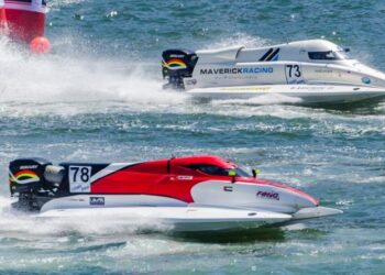 Kejuaraan dunia balap perahu super cepat F1 Powerboat (F1H2O). (Foto: Antara/HO-PLN)