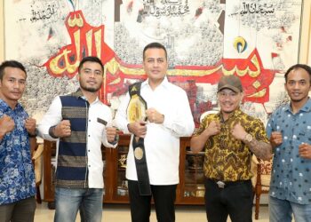 Wakil Gubernur (Wagub) Sumatera Utara (Sumut) Musa Rajekshah menerima kunjungan Eperaim Ginting di Rumah Dinas Wagub Sumut, Jalan Teuku Daud, Medan (Foto: Istimewa)