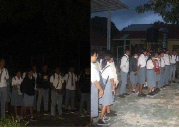 Viral SMAN 6 Kota Kupang terapkan kebijakan Gubernur NTT, siswa masuk sekolah jam 5 pagi. Instagram @smansixkupang