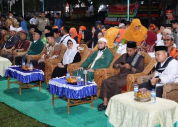 Kegiatan Tabligh Akbar menyambut bulan suci Ramadhan 1444 Hijriyah yang digelar di Lapangan H Adam Malik Pematang Siantar, Jumat (03/03/2023) malam lalu.