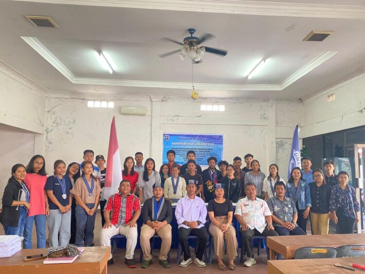 Foto bersama usai Konperensi Cabang (Konpercab) Gerakan Mahasiswa Kristen Indonesia (GMKI) Cabang Pematang Siantar – Simalungun.
