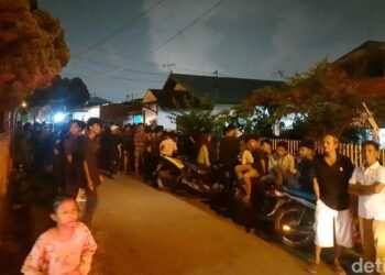 Warga dihebohkan dengan kabar seorang polisi bunuh diri di Medan. (Foto: Raja Malo Sinaga/detikSumut)