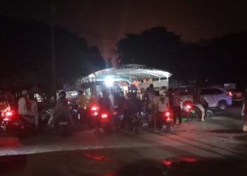 Pertamina dumai meledak. (Foto: Okezone)