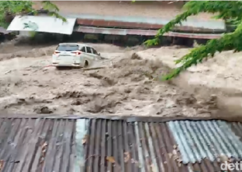 Banjir bandang di Sembahe (Istimewa)