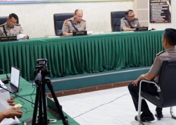 Foto: Suasana sidang kode etik AKBP Achiruddin (Istimewa)
