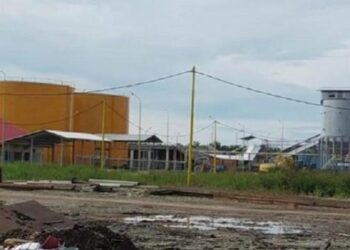 Tangki limbah PKS. (Foto: ANTARA)