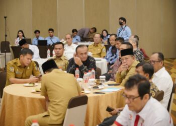 Wakil Bupati Pakpak Bharat, Dr H Mutsyuhito Solin, hadiri Forum Konsolidasi Percepatan Penurunan Stunting dan Rembuk Stunting Provinsi Sumatera Utara, di Medan, Senin (29/05/2023).