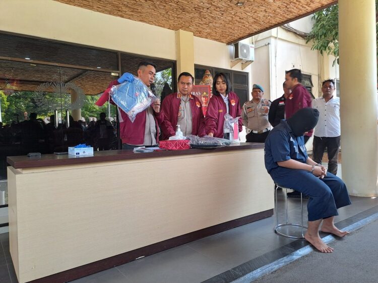 Tersangka pembunuhan anak Pj Gubernur Papua Pegunungan (Foto: Eka Setiawan)