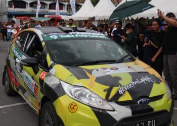 Toba Pulp Lestari (TPL) kembali support Kejurnas Danau Toba Rally 2023.