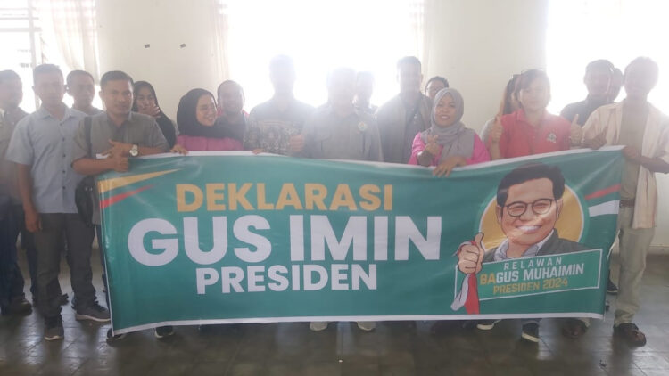 Pegiat Desa Kabupaten Simalungun mendukung Muhaimin Iskandar sebagai Calon Presiden 2024, pada Rabu (14/6/2023), lalu.