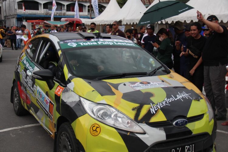 Toba Pulp Lestari (TPL) kembali support Kejurnas Danau Toba Rally 2023.