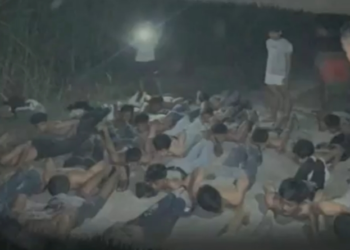 Viral Foto Puluhan Remaja Geng Motor Latihan Fisik Malam Hari di Kebun Tebu Deliserdang
