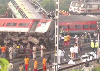 Kecelakaan maut tabrakan kereta di India. (Foto: Reuters)