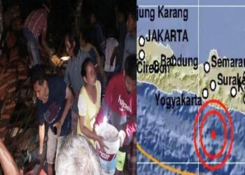 Seorang nenek berusia 67 tahun meninggal dunia saat terjadi gempa di Yogyakarta dengan kekuatan 6,4 magnitudo.