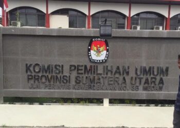 Gedung KPU Sumut. (Foto: jefris)