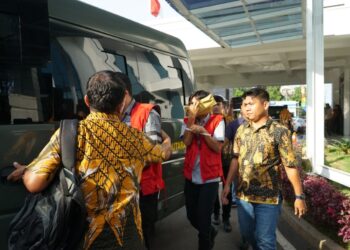 Tersangka korupsi pembangunan jalan dijebloskan ke penjara (Foto : Istimewa)