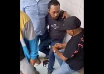Kurir narkoba ditangkap. (Foto: Indra Mulia)