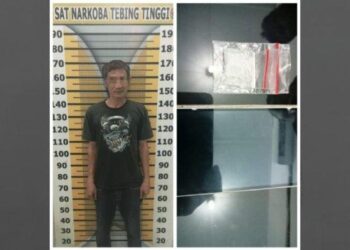 Pelaku berinisial AS alias Putra Kakek (41) ditangkap petugas tepat di rumah tempat tinggalnya. Istimewa