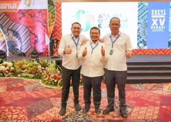 Bupati Humbahas, Dosmar Banjarnahor, SE, menghadiri Rapat Kerja Nasional (Rakernas) XV dan Otonomi Expo 2023, Kamis (20/7/2023) lalu, yang digelar Asosiasi Pemerintah Seluruh Indonesia (Apkasi) di Nusantara Hall, ICE BSD, Kabupaten Tangerang, Provinsi Banten.