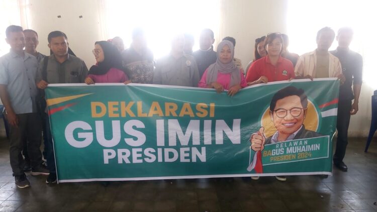 Dukungan kepada Muhaimin Iskandar mengalir dari Kelompok Pemuda-pemudi Desa yang menamakan dirinya Pegiat Desa Kabupaten Simalungun.