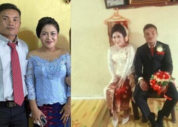 NIAT MAU BULAN MADU KE HOTEL: Viral di media sosial pengantin baru yang baru sehari menikah mengunci suaminya di kamar mandi hotel. Pengantin pria E Tamba malah dikunci oleh istri yang baru dinikahinya di kamar mandi hotel dan sang istri, Ohana Afrelina Siregar, mendadak pergi. Keduanya menginap di salah satu hotel di kawasan Danau Toba, di Tigaras, Kabupaten Simalungun, Sumut. (FB/ENCIS TAMBA)