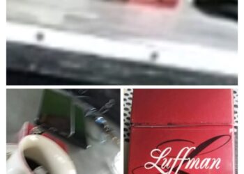 Foto rokok ilegal Luffman masih beredar di Siantar.