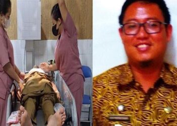 Siswa IPDN berinisial AF (kiri) dan pelaku ZDF yang menjabat kepala bagian di BKD Lampung.