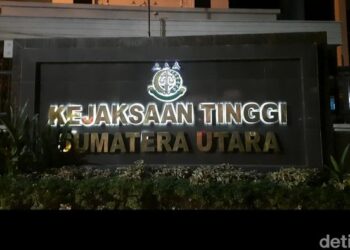 Foto: Gedung Kejati Sumut (Raja Malo Sinaga/detikSumut)