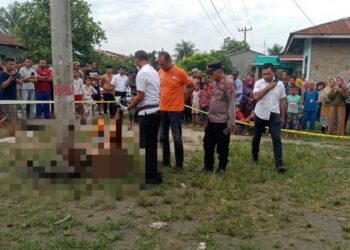 Pelaku pencurian sepeda motor tewas dihajar warga di Kecamatan Barang Kuis. (Foto: Dok. Polsek Batang Kuis)
