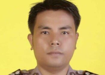 Foto Bripka Wiwin Sinaga semasa hidup.