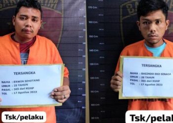 Dua polisi gadungan yang beraksi di Siborong-borong akhirnya ditangkap Polres Tapanuli Utara