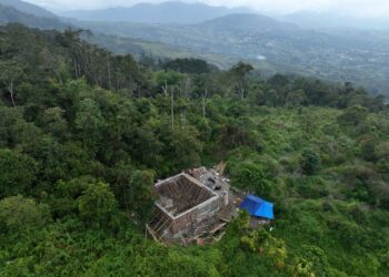 Progres pembangunan PSAB Sapo Pulo di Pakpak Bharat hampir rampung atau capai 85 persen.