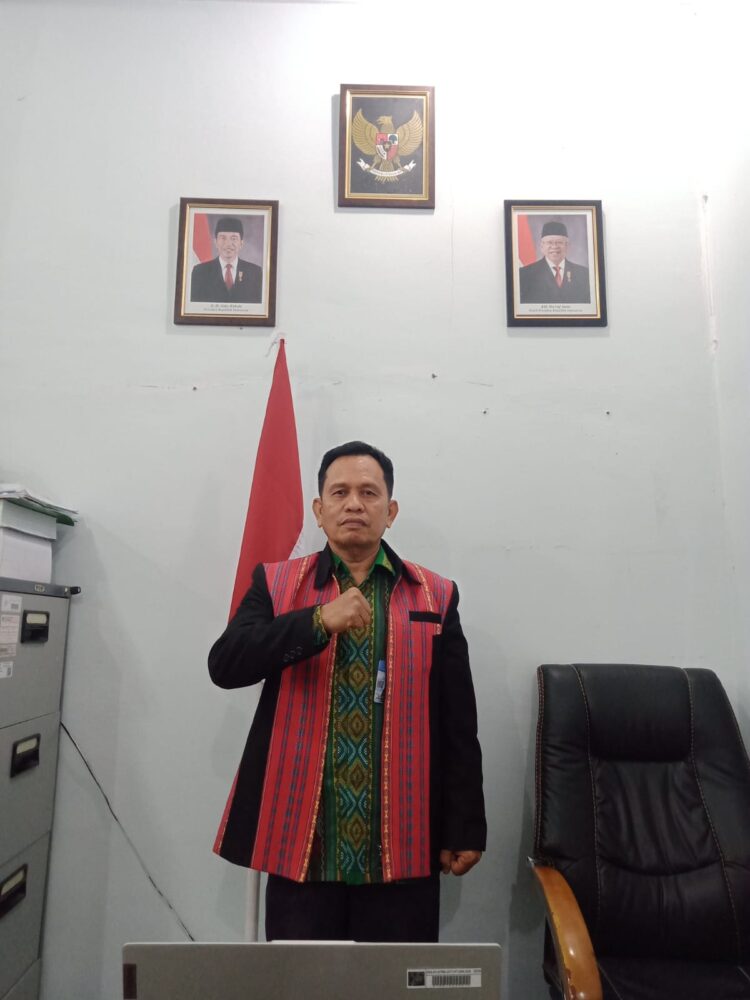Kepala BPS Humbahas, Ir. Rudy Harlon Harianja, Selasa (19/9/2023), di Doloksanggul.