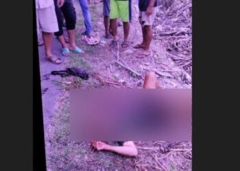 Seorang pengemudi taksi online ditemukan bersimbah darah di Jalan Telaga Dingin, Desa Sei Semayang, Kecamatan Sunggal, Deliserdang, pada Senin (9/4/2023) malam. TRIBUN MEDAN/HO