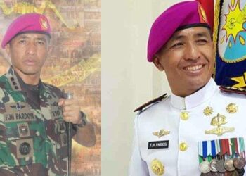 Freddy Jhon Hamonangan Pardosi Resmi Dilantik Menjadi Jenderal TNI AL. (HO)