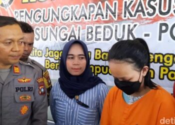 Foto: Perempuan di Batam membunuh dan membuang bayinya ke tempat sampah (Alamudin/detikSumut)