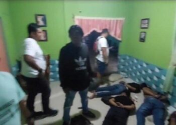Empat orang warga anjungbalai diciduk polisi jual sabu satu kilogram dengan harga Rp 330 juta. TRIBUN MEDAN/HO