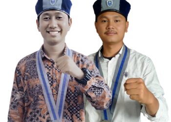 Armada P. G. Simorangkir, Ketua Cabang GMKI Pematangsiantar-Simalungun dan Rezeki Situmeang, Wakil Ketua Bidang Aksi dan Pelayan BPC GMKI Pematangsiantar-Simalungun.