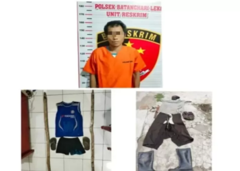 Bos perkebunan sawit di Kabupaten Musi Banyuasin, Sumatera Selatan, Ahmad Roni (43) tewas dibunuh anak buahnya sendiri, Budi (34). Foto/MPI/Era Neizma Wedya